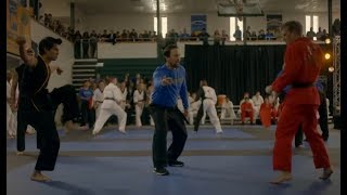 Crane Kick  Cobra Kai  Fight Scene  Full clip [upl. by Eizzil]