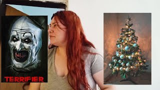 critica Terrifier  armando el arbolito de Navidad vlog 🎄 [upl. by Suirauqram760]