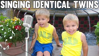 Cute Identical Twins Sing Twinkle Twinkle Little Star [upl. by Teirtza]