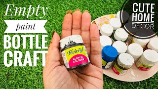 I took an empty paint bottle amp some airdry clay and this is what I got  Simple Cute Miniature DIY [upl. by Amandie]