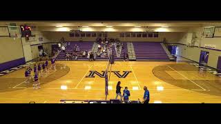 Nooksack Valley vs Oak Harbor High School Girls JV Volleyball [upl. by Nosauq]