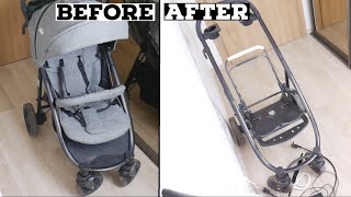 How To Disassemble amp Wash Joie Pushchair Fabric Cover [upl. by Stratton]