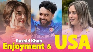 Rashid Khan Enjoying in USA 😍❤️ [upl. by Prudy965]