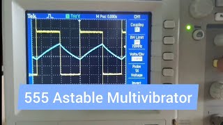 Astable Multivibrator using IC 555  Circuit diagram  Experiment  Breadboard Diploma  Btech [upl. by Ertnom]