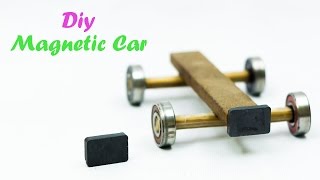 How To Make A Magnetic Car Very Easy [upl. by Mori]