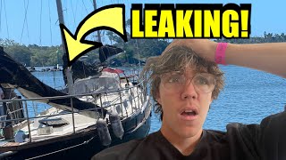 Fixing a Leaky Thru Hull… Sail Boat Restoration part 4 [upl. by Gardia]