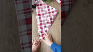 Festive Wine Wraps Made Easy 🎄✨ christmasgiftwrapping diy [upl. by Ornstead]