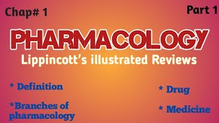 Chapter 1 intro  pharmacology  Lippincotts illustrated Reviews [upl. by Ivah]