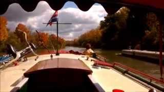 John amp Lisas Erie Canal Boat Trip clips [upl. by Norris]