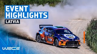 WRC2 Event Highlights  WRC Tet Rally Latvia 2024 [upl. by Enidlarej]