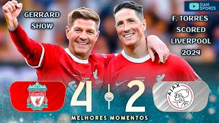 RETURNED TO LIVERPOOL FERNANDO TORRES AND GERRARD GIVEN A SHOW AT A 2O24 CHARITY MATCH [upl. by Tudor]