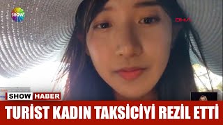 Turist kadın taksiciyi rezil etti [upl. by Geddes]