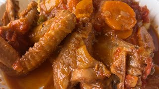 Easy to make local chicken stew  kienyeji chicken recipe [upl. by Rabi]