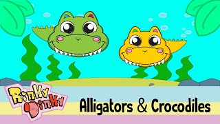 Alligators amp Crocodiles  Rinky Dinky  Singalong for Kids [upl. by Drusilla914]