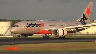 Jetstar Airways Boeing 7878 VHVKG Landing at NRT 34R [upl. by Aleit761]