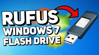 How to Create a Rufus Bootable USB with a Windows 7 ISO File Tutorial [upl. by Chin]