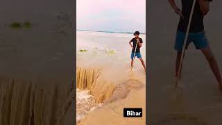 Bihar mein badh Nadi Ka bahav Nadi Ka Teer Chhath song Pawan Singh ke naye geet video chat Nadi Ka [upl. by Weinrich]