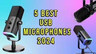 Top 5 Best USB Microphones of 2024  Gaming Microphone [upl. by Berta]