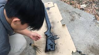 Spray Painting Air Rifle [upl. by Oileduab]