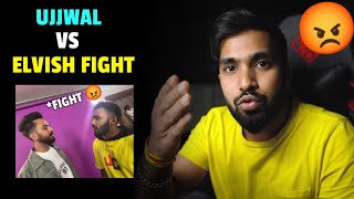 UJJWAL VS ELVISH FIGHT  TECHNO GAMERZ CONTROVERSY  ELVISH CONTROVERSY WITH TECHNO GAMERZ  FIGHT [upl. by Agneta]