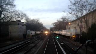 Railfan Window Of An R40 Slant B Train From Kings Highway To Newkirk Ave [upl. by Eiluj]