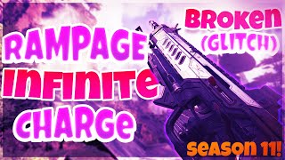 Rampage Glitch  Sentinel Easy infinite charges Season 11  Apex Legends [upl. by Lamek]