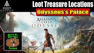 Odysseuss palace Location of Ancient Tablet and loot treasure  ASSASSIN’S CREED ODYSSEY [upl. by Steck947]