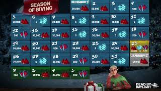 DBD Codes Crossplay amp Advent Calendar [upl. by Eilyak66]