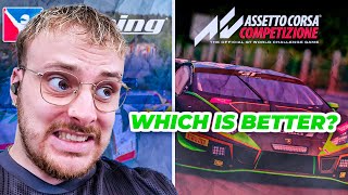 iRacing vs Assetto Corsa Competizione  Which is Better [upl. by Nowujalo]