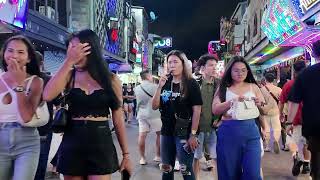 Walking Street Pattaya Freelancers Nightlife 2024 [upl. by Ykcaj]