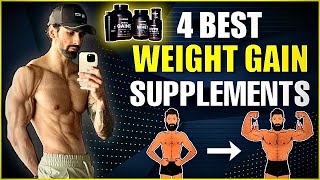 4 BEST Supplements To GAIN WEIGHT Fast FREE GIVEAWAY [upl. by Naoma]