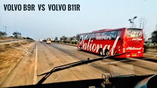 VOLVO BUS RACE 《VOLVO B9R VS VOLVO B11R 》 [upl. by Kit]