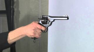 Firearm Demonstration Webley Revolver [upl. by Diella170]