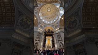 Vatican St Peter’s Basilica  wide angle view [upl. by Acacia]