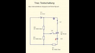 Triac Tester  Elektronik Schaltungen und Anleitungen [upl. by Lubbock]