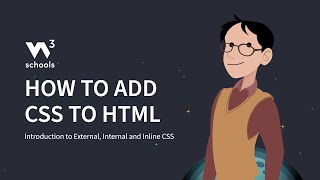 CSS  How to add CSS to HTML  W3Schoolscom [upl. by Jeuz]