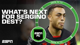 Whats next for Sergino Dest as he returns to Barcelona after disastrous AC Milan loan  ESPN FC [upl. by Ayaros]