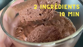 Recette mousse au chocolat rapide  Indice glycémique bas [upl. by Chemush]