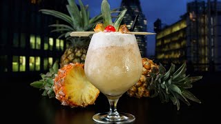 PİNA COLADA KOKTEYL TARİFİ NASIL YAPILIR  PINA COLADA COCKTAIL RECIPE  PINA COLADA鸡尾酒配方 [upl. by Angelika]