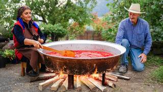 Recipe for Rustic Pizza with Homemade Pasta On A Fluffy Dough Healthy and Delicious [upl. by Rawdin]