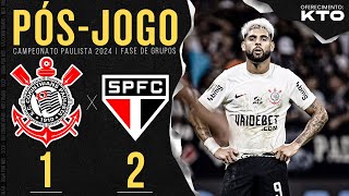 CORINTHIANS 1x2 SÃO PAULO 🔴 PÓSJOGO ZONA MISTA E COLETIVA  4ª Rodada  Campeonato Paulista 2024 [upl. by Suivart228]