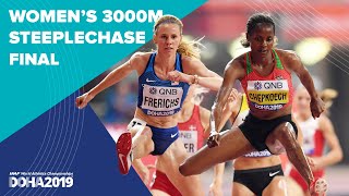 Womens 3000m Steeplechase Final  World Athletics Championships Doha 2019 [upl. by Alexi]