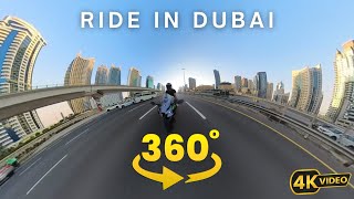 Dubai Ride 4K 360° VR Video  Sheikh Zayed Road [upl. by Annairba]