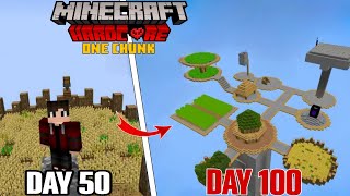 I SURVIVED 100 DAYS IN ONE CHUNK ONLY WORLD ANGRY OP PART 2 [upl. by Arta]