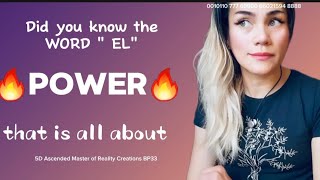 Did you know the word EL is all about Power 🔥☄️ [upl. by Landmeier]