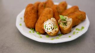 Croquete de peixe desfiado e talos verdes  Chef Carrefour Desperdício Zero [upl. by Mages605]