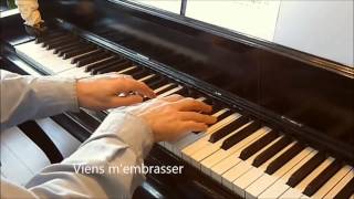 Viens membrasser  J Iglesias  Piano  André Caron [upl. by Sunda]