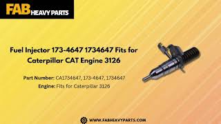 Fuel Injector 1734647 Fits for Caterpillar CAT Engine 3126 [upl. by Turnbull]