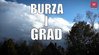 Wrocław grad burza w mieście Gwałtowne opady i załamanie pogoda [upl. by Junia233]