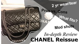 THOROUGH Chanel 255 Reissue Bag 226 Review [upl. by Nnylyaj]